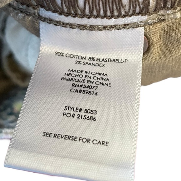 Cabi Ditsy Boho Cottagecore Earthy Floral Stretch Skinny Jeans - Picture 6 of 6